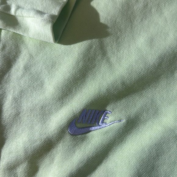 Nike lime green  crew neck sweater embroidered logos size small - Picture 5 of 10